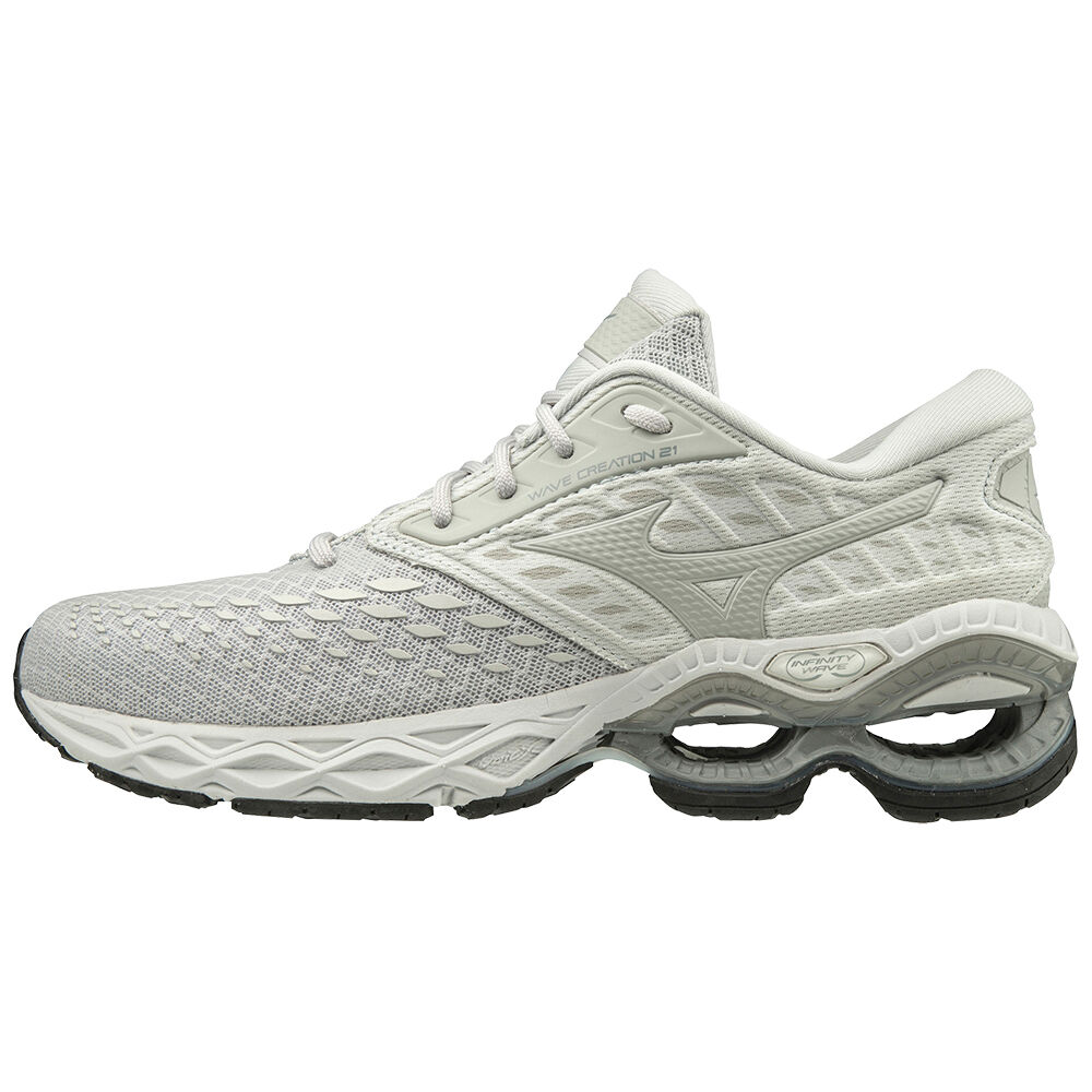 Damske Bezecke Topanky Mizuno Wave Creation 21 Siva Vypredaj LYHK37541